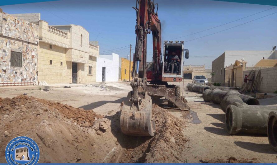 بلدية الشعب بالرقة تواصل تنفيذ مشاريع خدمية في المدينة وريفها