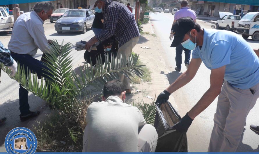 هيئة الاقتصاد والزراعة ومجلس الاقتصاد يشاركان في حملة النظافة