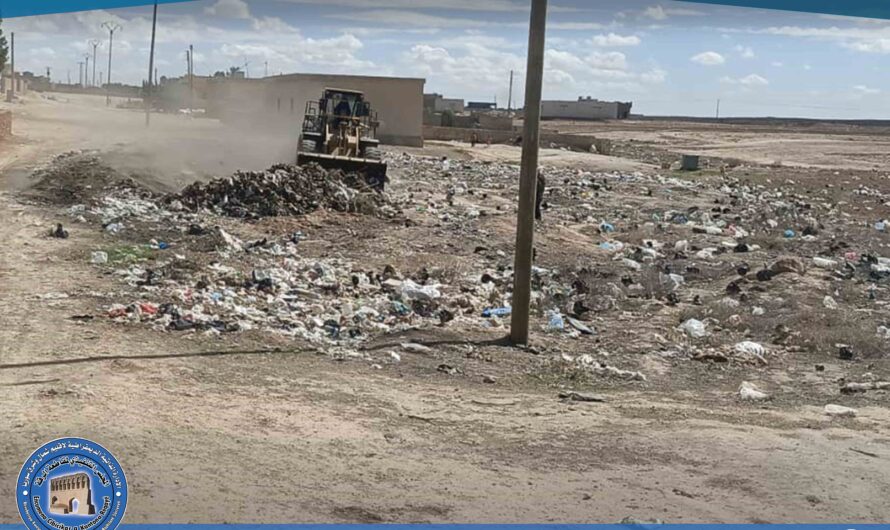 بلدية الكالطة تواصل حملات ترحيل المكبات العشوائية حفاظاً على البيئة