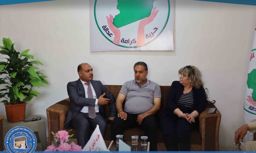 الرئيس المشترك للمجلس التنفيذي في الرقة يزور مركز حزب الوطن السوري