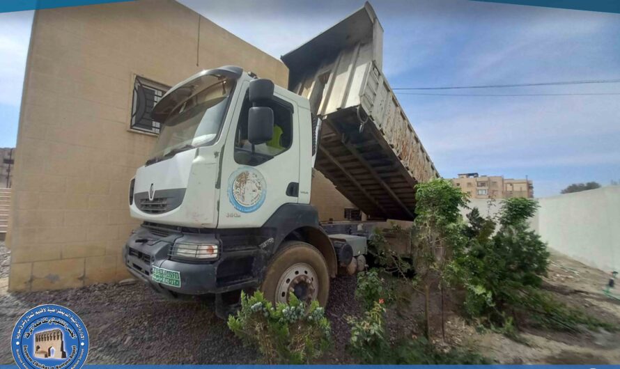 الخدمات الفنية في بلدية الشعب بالرقة تواصل دعم الهيئات الخدمية