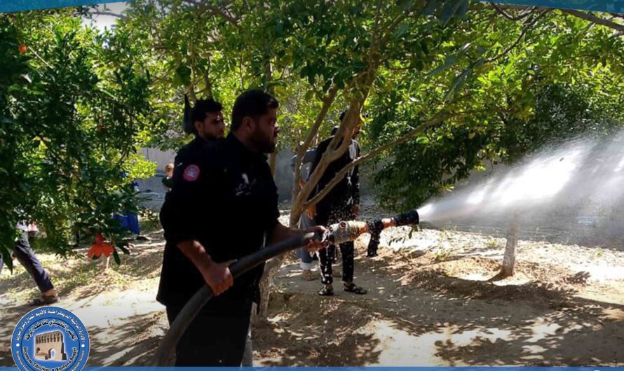 إخماد حريق في منزل بمنطقة الكرامة دون وقوع إصابات