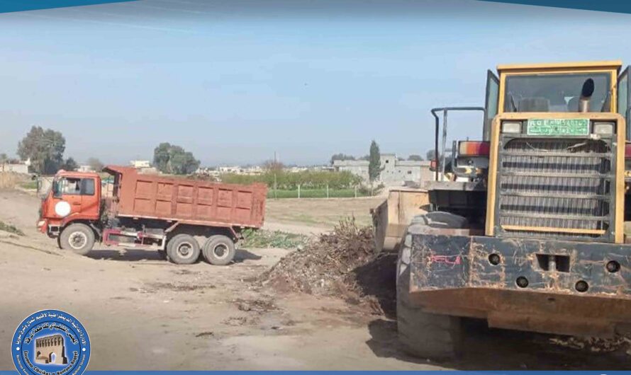 بلدية الشعب بالرقة تواصل دعمها لتحسين الواقع البيئي والرياضي