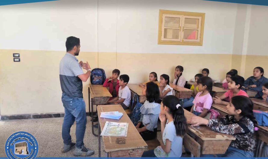 تنظيم نشاط توعوي بيئي في مدرسة جنين الابتدائية لتعزيز مفهوم النظافة