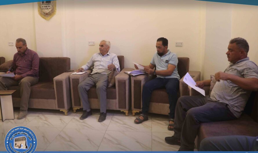 مكتب الري يعقد اجتماعه الشهري ويناقش بعض التحديات
