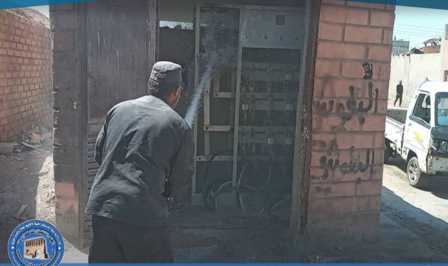 إخماد حريق في محولة كهربائية بشارع 23 شباط دون تسجيل إصابات