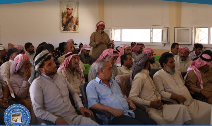 لجنة الخدمات تواصل جولاتها الميدانية في ريف الرقة الشمالي لرصد احتياجات الأهالي