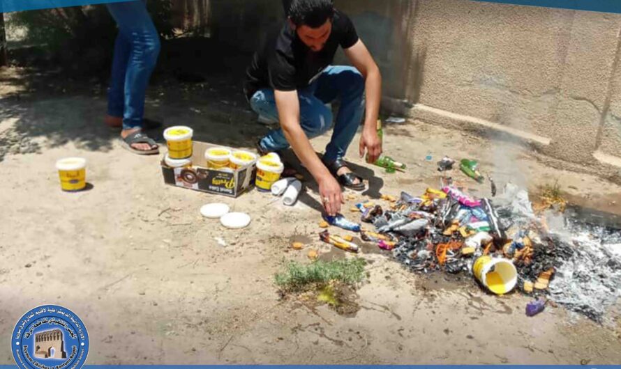 ضابطة البلديات في الخط الشرقي تصادر مواد منتهية الصلاحية خلال جولة رقابية