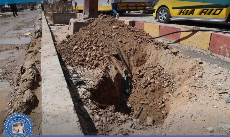 العمل على تجديد أعمدة الإنارة في شوارع رئيسية