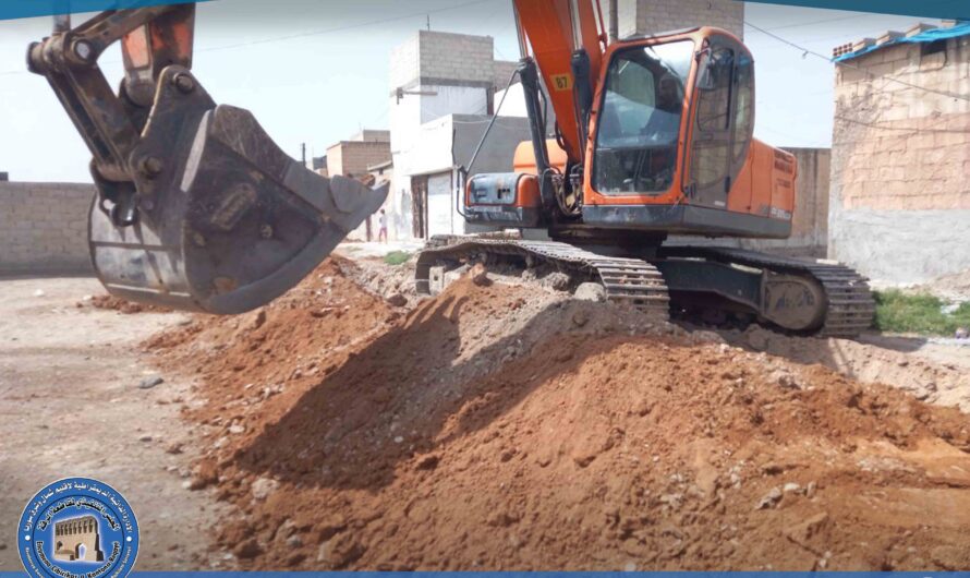 مواصلة تنفيذ مشاريع الصرف الصحي والخدمات العامة في عدد من الأحياء