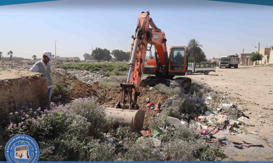 بلدية الشعب في الرقة تبدأ بتأسيس شبكة صرف صحي في حي الشعيب