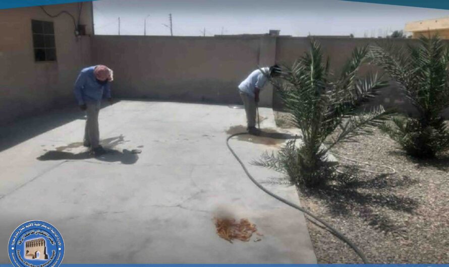 الخدمات الفنية تواصل دعم مشاريع الصرف الصحي في أحياء الرقة