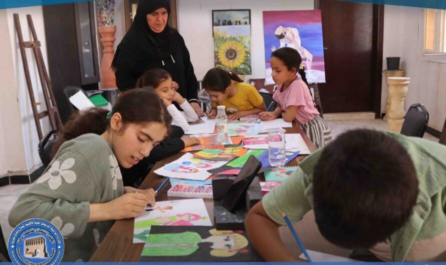 مكتب الفن التشكيلي في الرقة ينمّي مواهب الأطفال في الرسم