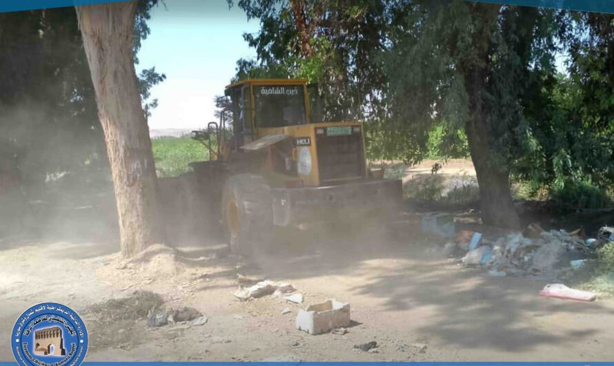 حملات نظافة واسعة في ريف الرقة الغربي وأوتوستراد حلب _ الرقة