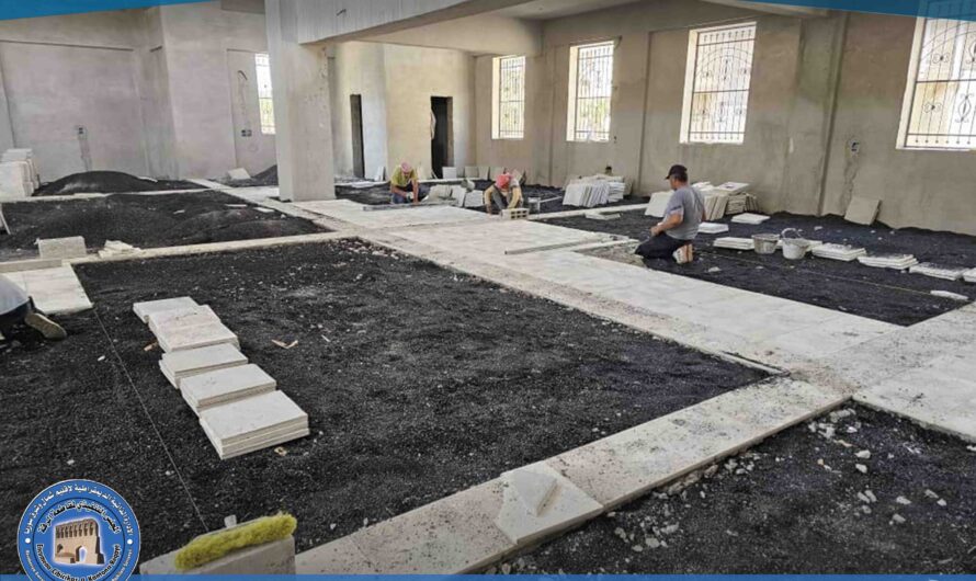 اتحاد البلديات يبدأ أعمال الترميم في المسجد الكبير بمدينة الرقة