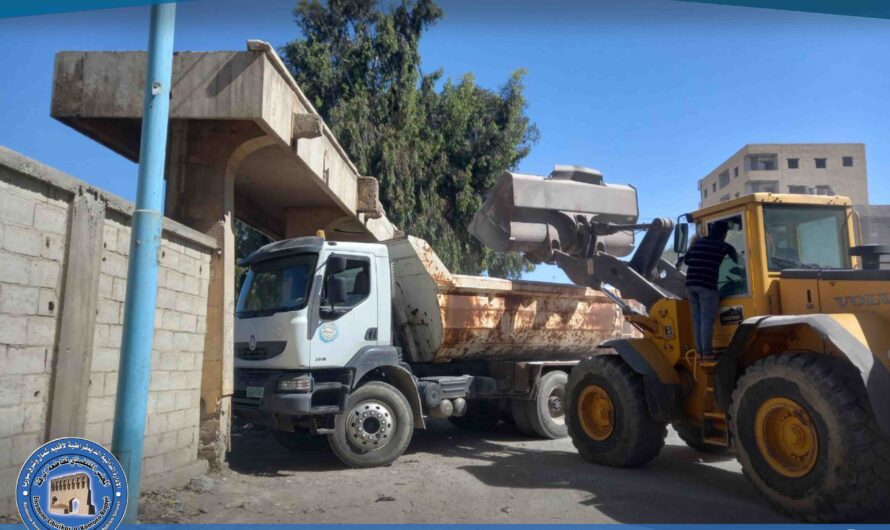 بلدية الرقة تواصل جهودها في تحسين الواقع الخدمي والفني بعدد من الأحياء والمناطق