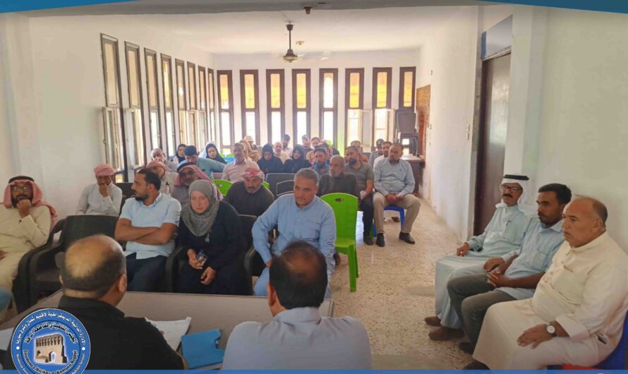 بلديات الشعب في مقاطعة الرقة تعقد اجتماعاً جماهيرياً لعرض الأعمال ومناقشة المشاريع المقبلة