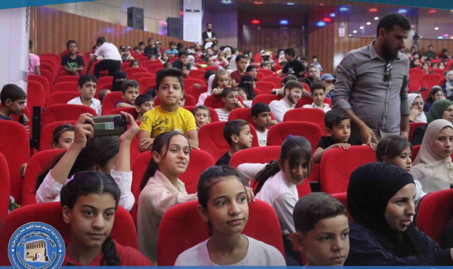 أطفال مركز الثقافة والفنون يشاركون في مهرجان الطفل السادس في الطبقة