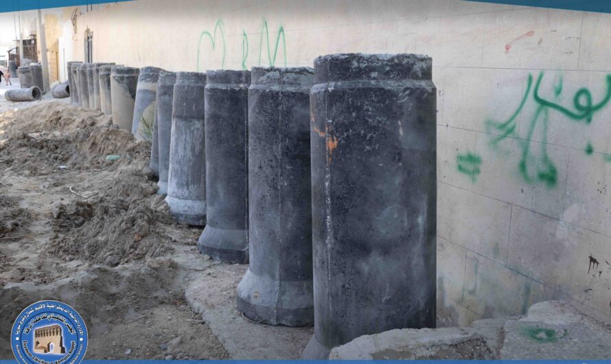 بلدية الرقة تنفذ مشروع صرف صحي جديد جنوب غرب نزلة شحاذة