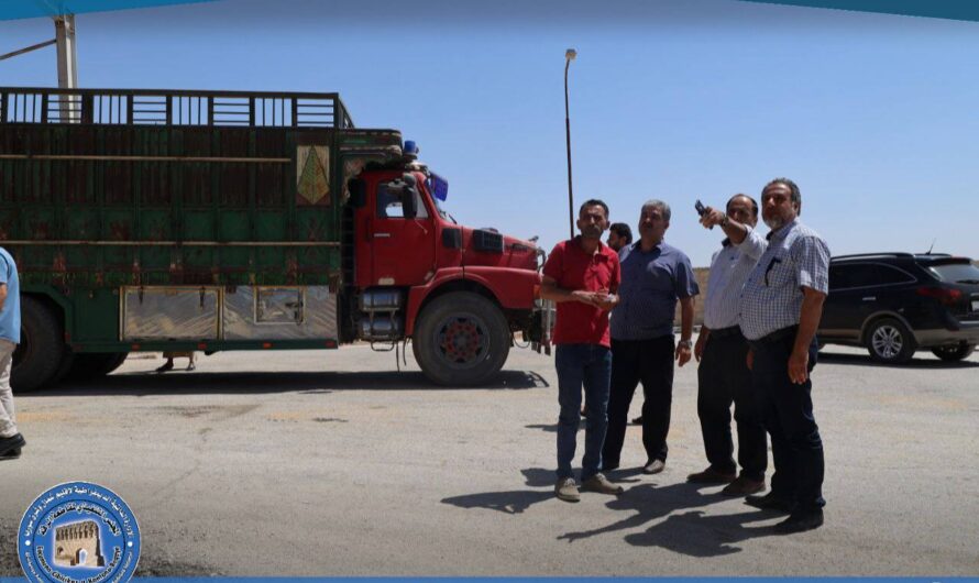 إجراء جولة تفقدية على صوامع الحبوب في منطقة شنينة