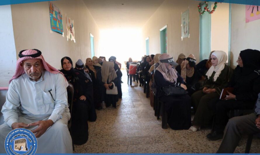 اللجنة المعنية بالخدمات تواصل جولاتها الميدانية في ريف الرقة الشرقي