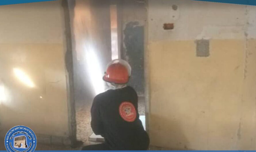 إخماد حريق نشب داخل شقة مهجورة في حي الفردوس