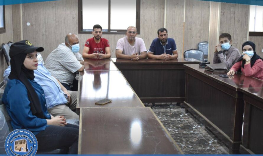 فريق الاستجابة الأولية ينفذ حملة توعوية للكادر الإداري في أكاديمية الصحة