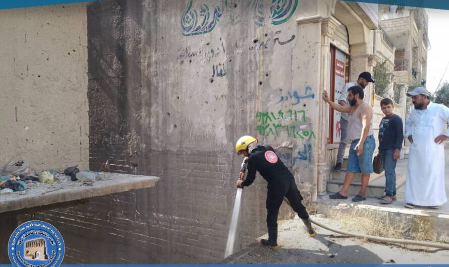 بلاغ عن حريق في أحد أقبية شارع باسل دون أضرار بشرية