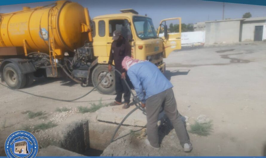 بلدية الشعب بالرقة تستأنف دعمها للبلديات والدوائر الخدمية بالمعدات الفنية