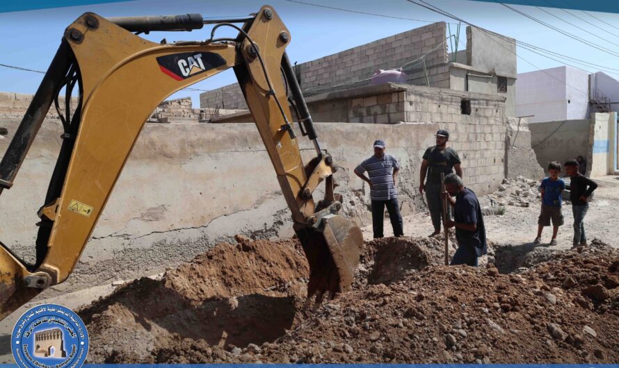 ورشات الصيانة تواصل إصلاح أعطال شبكة مياه الشرب في المدينة