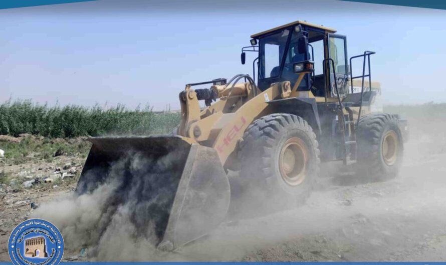 بلدية الحمرات تواصل ترحيل المكبات العشوائية إلى الموقع المخصص