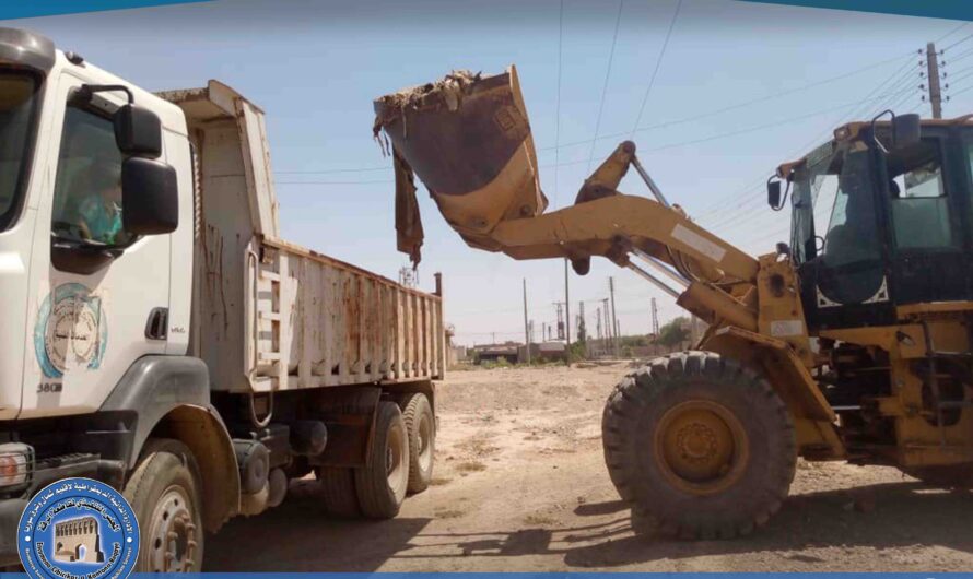 استمرار حملات تنظيف المكبات العشوائية في منطقة الأسدية والحمرات