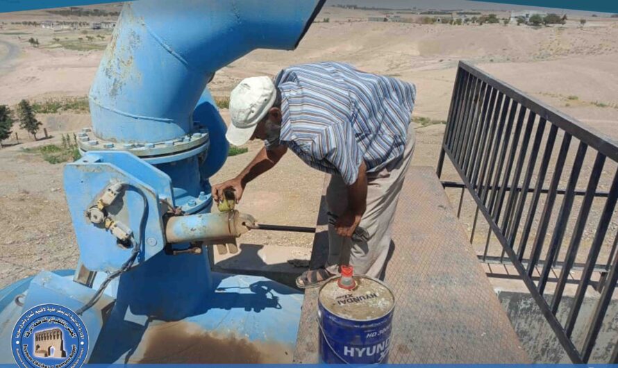 قسم المحطات في مكتب الري يواصل أعماله لضمان جاهزية محطات الضخ في الرقة