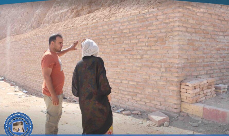 جولة ميدانية لمتابعة أعمال ترميم سور الرقة الأثري