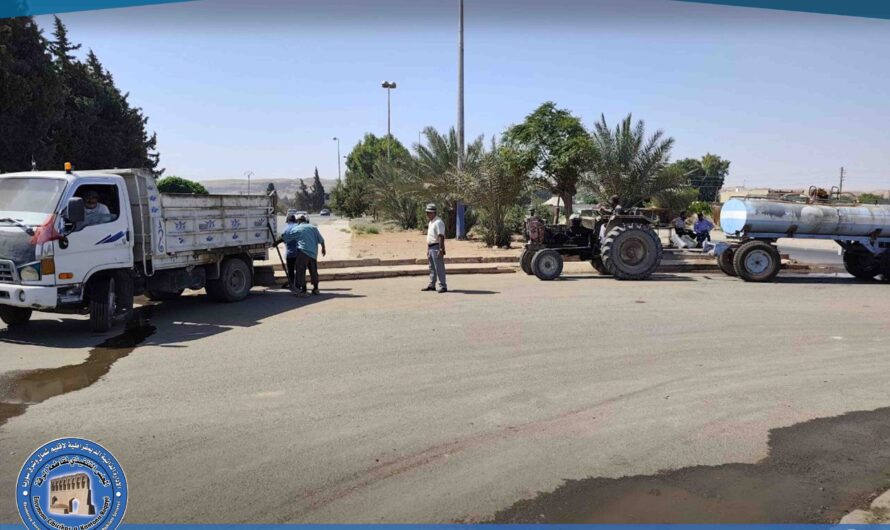 بلدية الكسرات تطلق حملة خدمية للحفاظ على النظافة والمظهر الحضاري للمنطقة