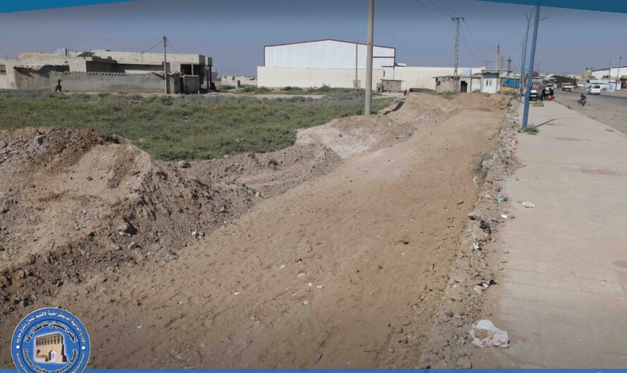 البدء بتأهيل مدخل مدينة الرقة الشرقي (المشلب)