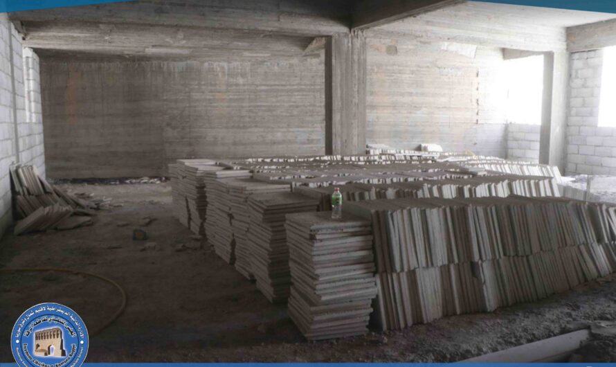 مواصلة أعمال إعادة تأهيل الجامع الكبير في الرقة