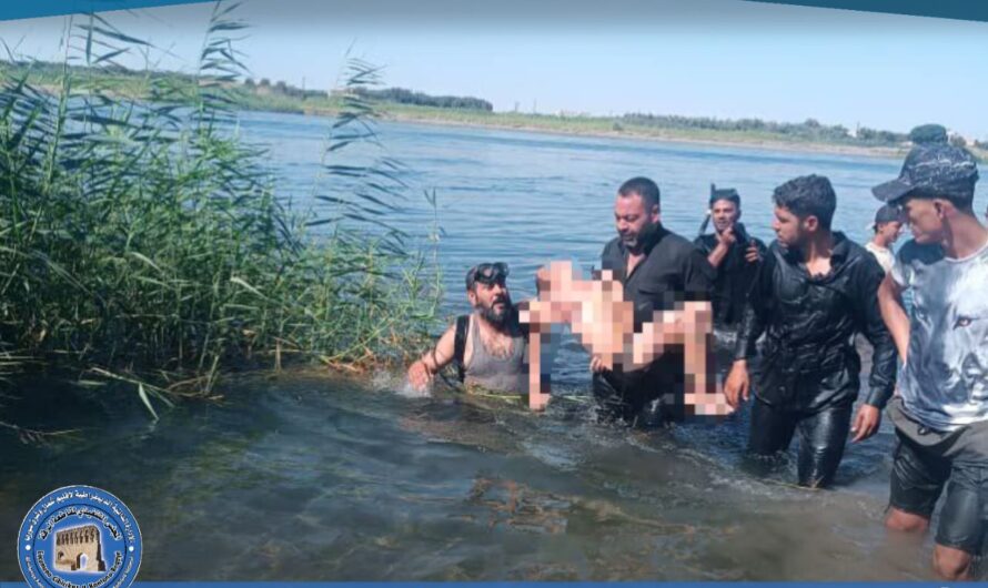 إنتشال جـ.ـثة طفل من نهر الفرات قرب قرية السحل