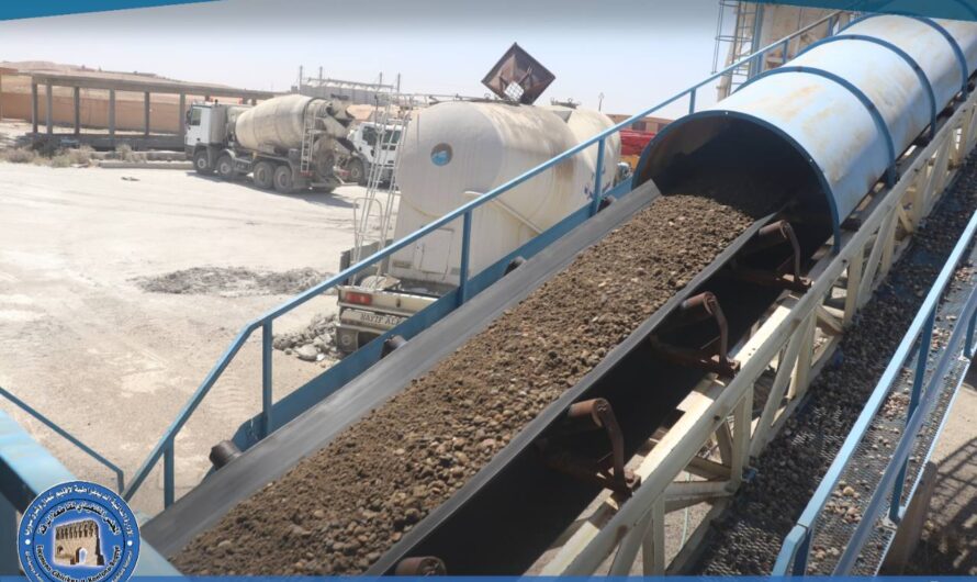 مجبل شمس الفرات ينتج 1797 م³ من البيتون المجبول لدعم مشاريع الزراعة والري في الرقة