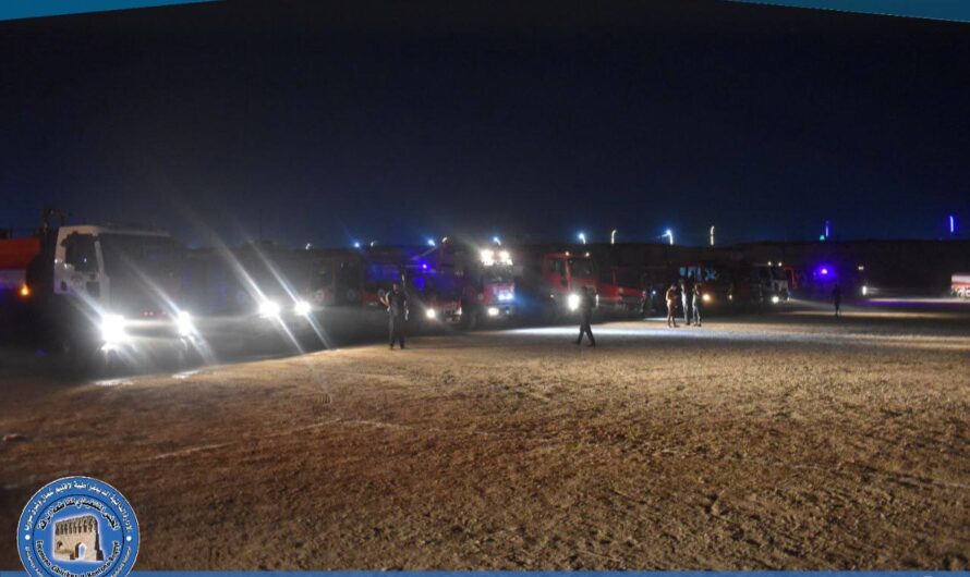 انطلاق قافلة دعم من شمال وشرق سوريا لإخماد حرائق الساحل وريف حماة