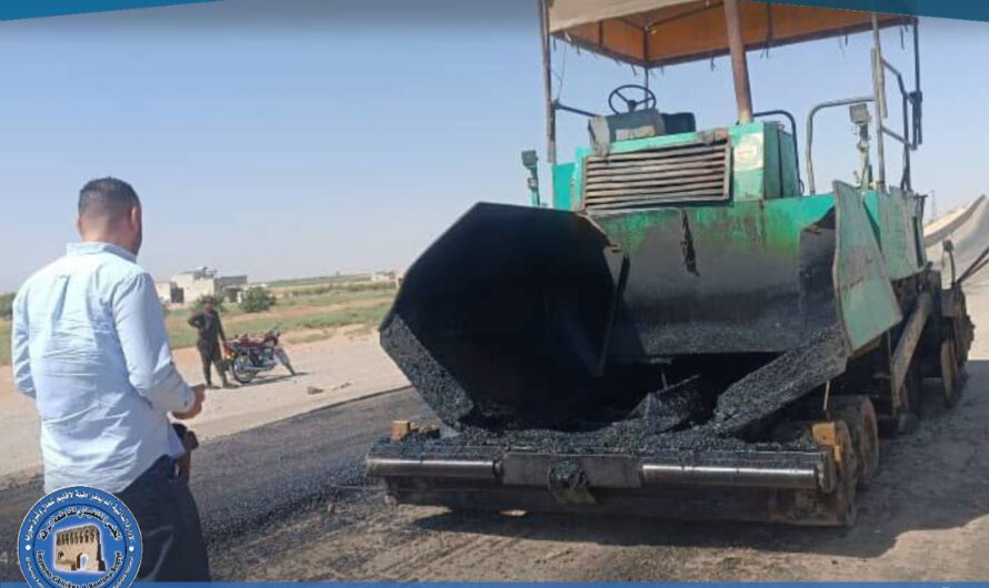 البدء بأعمال تعبيد طرق في بلديتي الحمرات والجديدات