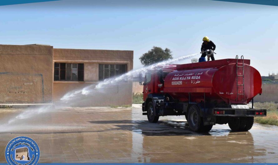 تجهيز المدارس في الرقة استعداداً للعام الدراسي الجديد