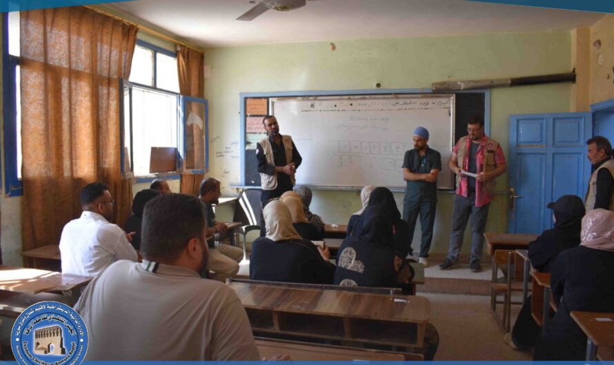 فريق الاستجابة الأولية يتفقد جاهزية مدارس الرقة للطوارئ