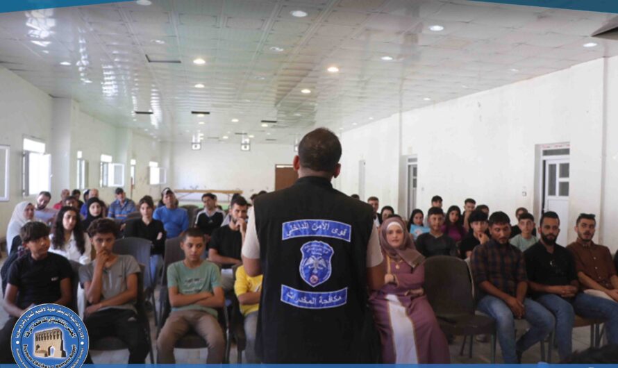 الحركات الشبابية في الرقة تنظم محاضرة توعوية حول مخـ.ــاطر المخـ.ــدرات
