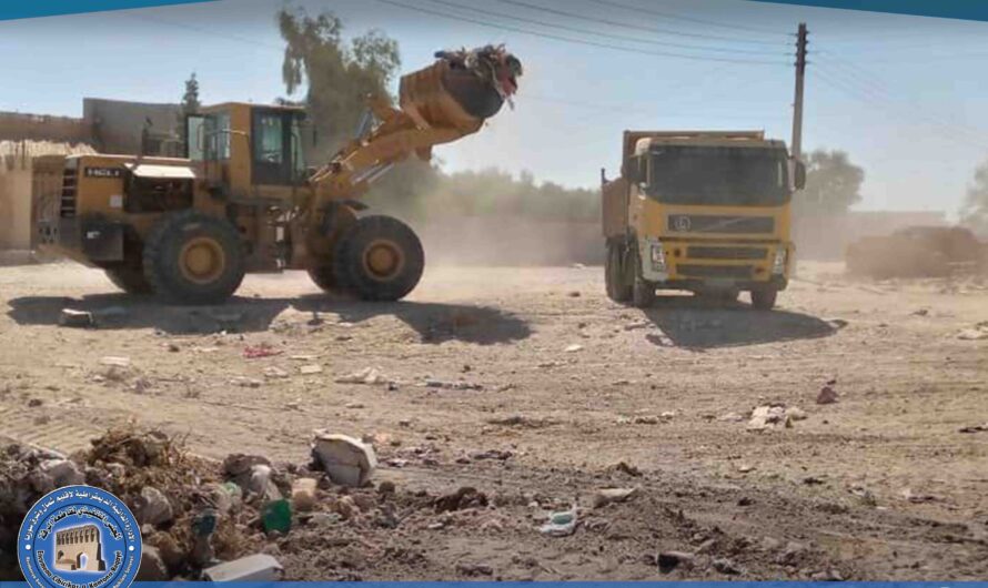 حملات خدمية في حزيمة والرشيد لتحسين الواقع البيئي والطرقي