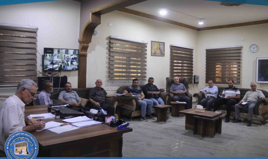 اجتماع لمناقشة تقارير أيلول ووضع توصيات لتعزيز الأداء وتحقيق الأمن الغذائي