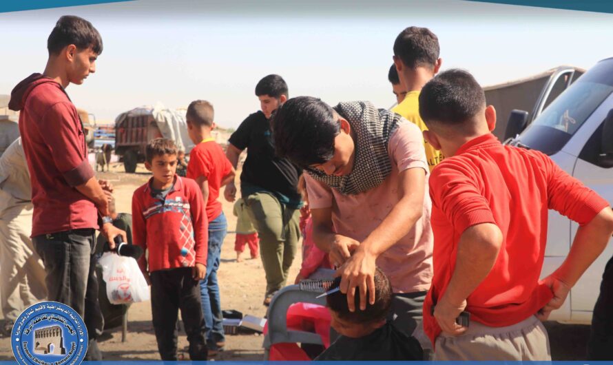 مكتب الأنشطة الشبابية يطلق مبادرة للحلاقة الرجالية في مخيم اليوناني بالكسرات