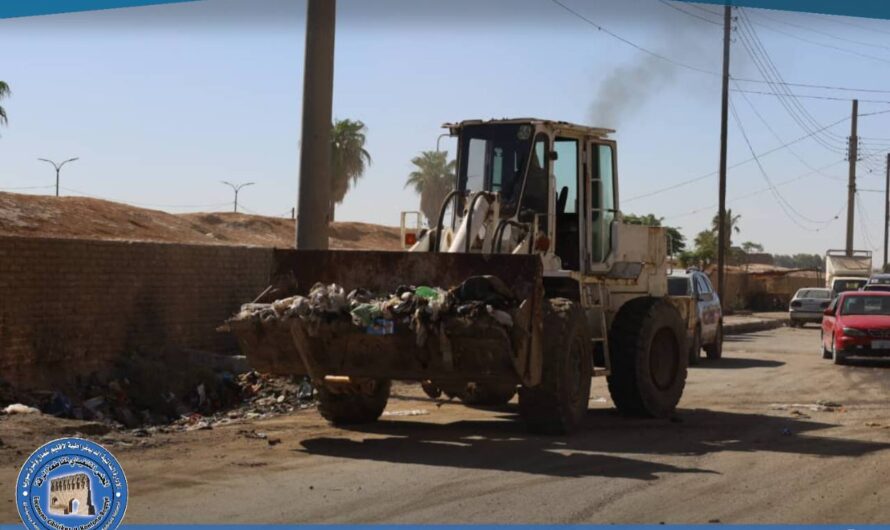 ورشات النظافة تواصل عملها في السور الشرقي بالرقة