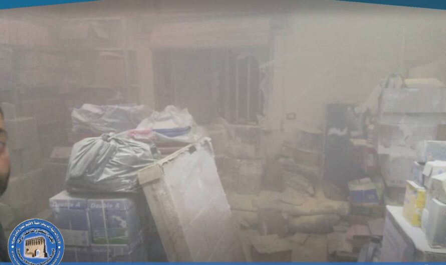 حريق في مستودع “أطباء العالم” بالرقة وإصابة حارس الموقع