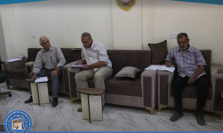 مكتب الري يعقد اجتماعه الدوري لمتابعة الأعمال وتعزيز الأداء الخدمي